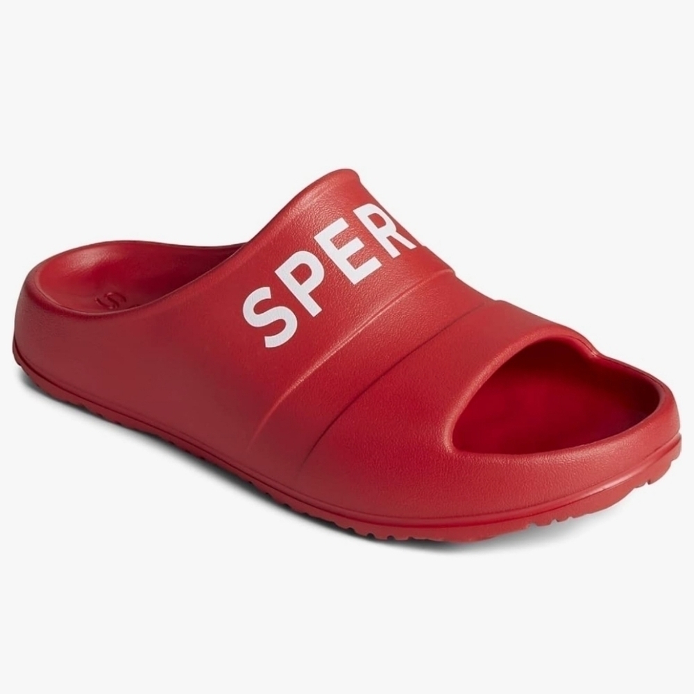 NEW! SPERRY Red Slip On Float Top Sider Sandals Women's 11.
